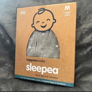 Brand New Happiest Baby Sleepea Size Medium. 12-18lbs. Organic Cotton Swaddle.
